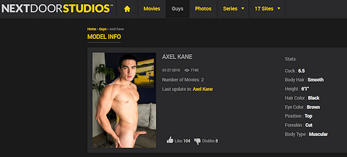 Is Axel Kane a great addition to gay porn?