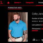 The bisexual porn star in Colby Jansen (tip @ Gay4Gayporn2018)