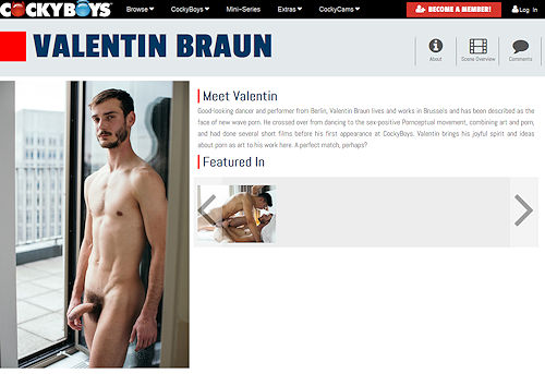 Valentin Braun is not just a porn alias but his real name (tips @ Bern & Nico)