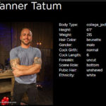 The str8 & gay porn star in Tanner Tatum (tip @ Jeff)