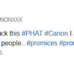 From Paul Canon “Just so #211 can suck his #PHAT #Canon I am not sexually attracted to colored people.. #promices #promices”