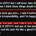 From Jonathan Agassi in 2010 “I will never participate in bare back gay porn”