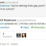 Jasper Robinson is not done with porn (tip @ Rob)