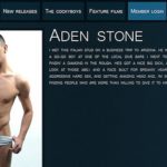 The model in Aden Stone aka Luke Harding aka Joey (tip @ James)