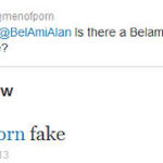 Not one Belami model is on twitter