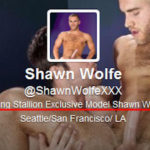 Shawn Wolfe before Raging Stallion