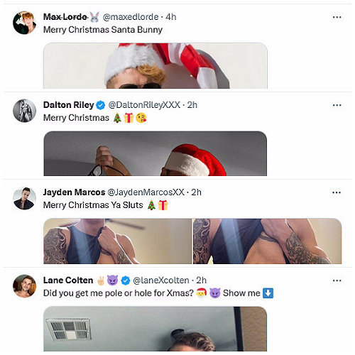 Christmas 2023: Merry Christmas from your gay porn stars