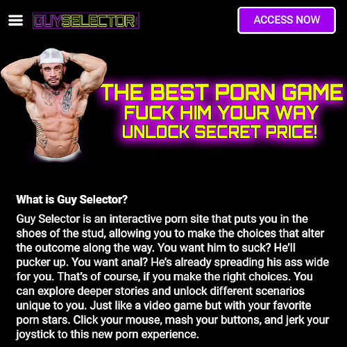 Rate the site: Guy Selector