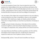 Passed away today: Tim Kruger